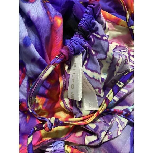 New. Pilyq multicolored tie dye swimsuit coverup. Retails $125. M/L - Picture 7 of 8